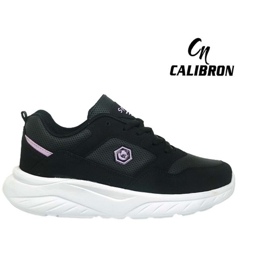 Z- CALİBRON SPOR - 305 - CİLT - SİYAH-LİLA-BEYAZ