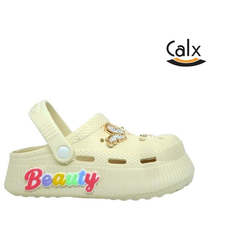 F- CALX EVA TERLİK - CROCS - EF-6950 - BEJ-(BLONDE)
