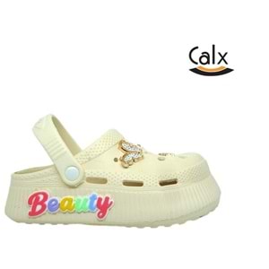 F- CALX EVA TERLİK - CROCS - EF-6950 - BEJ-(BLONDE)