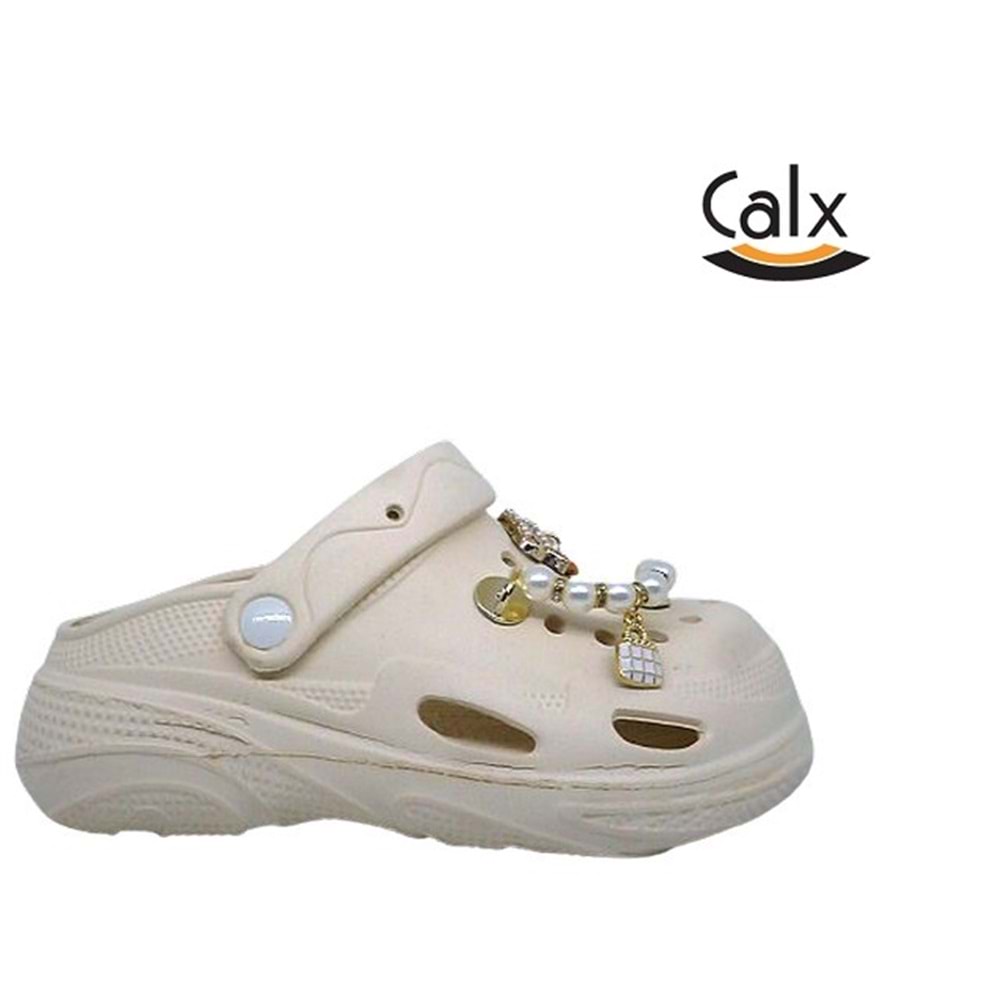 F- CALX EVA TERLİK - EF-6990 - KREM-(BLONDE)