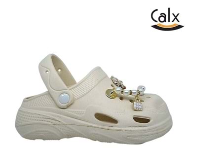 F- CALX EVA TERLİK - EF-6990 - KREM-(BLONDE)