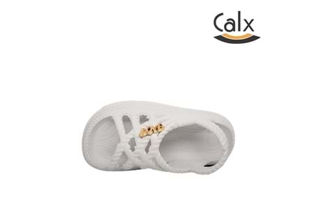 F- CALX HASIR ÖRGÜLÜ SANDALET - EF-7070 - BEYAZ