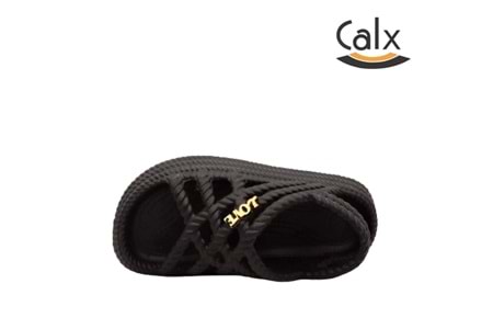 F- CALX HASIR ÖRGÜLÜ SANDALET - EF-7070 - SİYAH