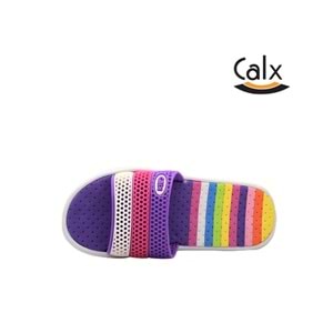 Z- CALX MASAJLI EVA TERLİK - Z-325 - BEYAZ-MOR