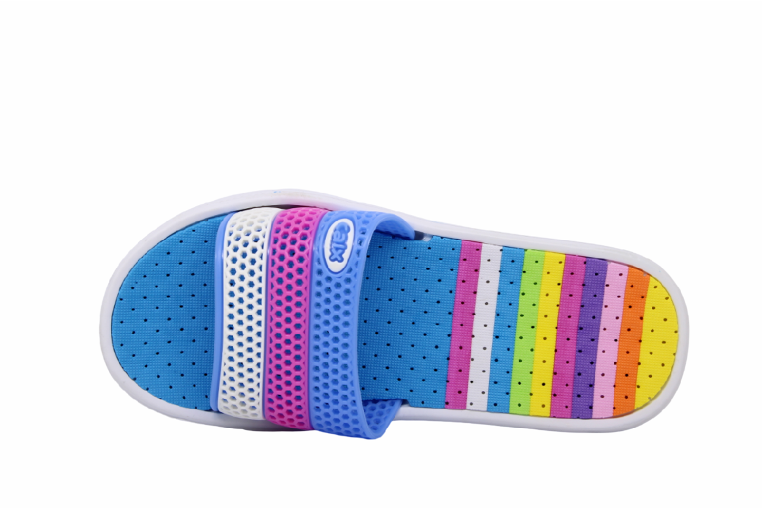 Z- CALX MASAJLI EVA TERLİK - Z-325 - BEYAZ-MAVİ