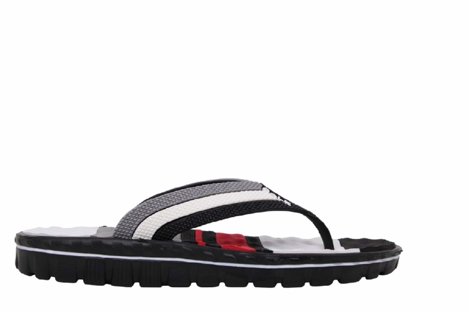 G- CALX MASAJLI EVA TERLİK - G-550 - SİYAH-GRİ
