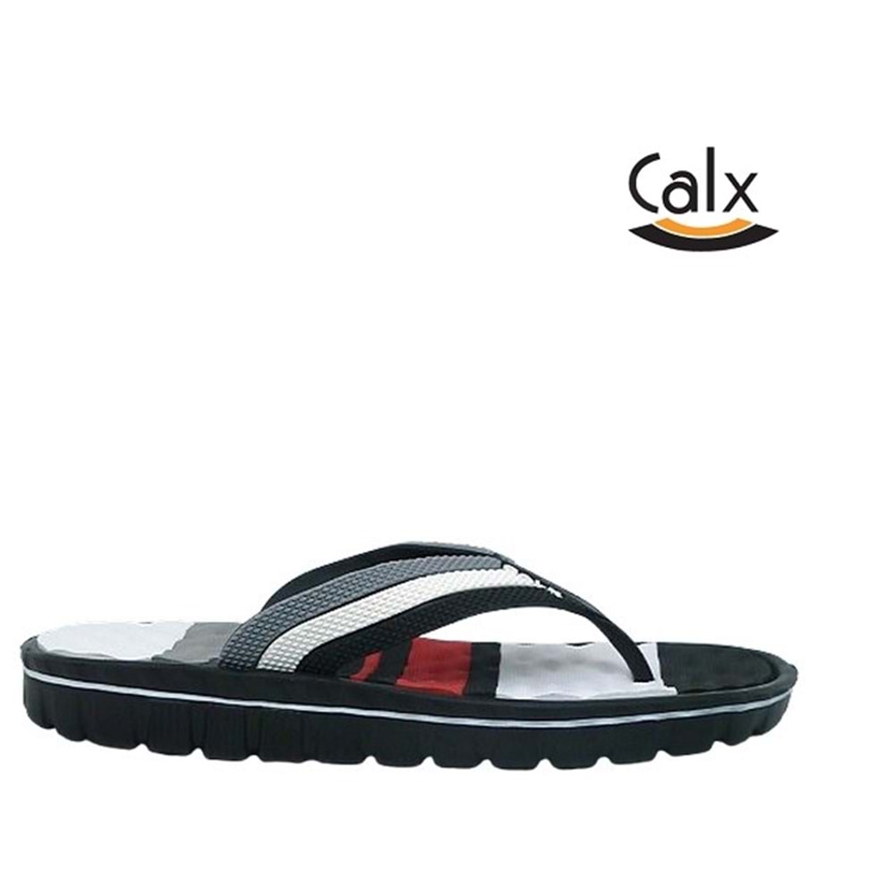 G- CALX MASAJLI EVA TERLİK - G-550 - SİYAH-GRİ