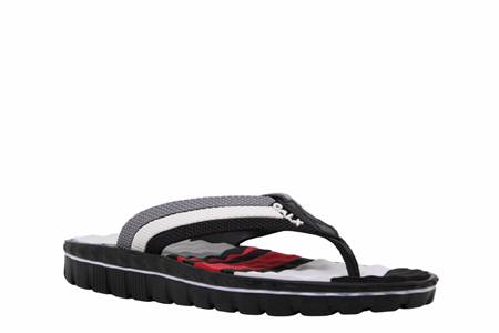 G- CALX MASAJLI EVA TERLİK - G-550 - SİYAH-GRİ