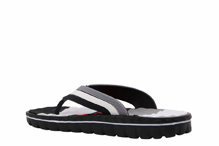 G- CALX MASAJLI EVA TERLİK - G-550 - SİYAH-GRİ