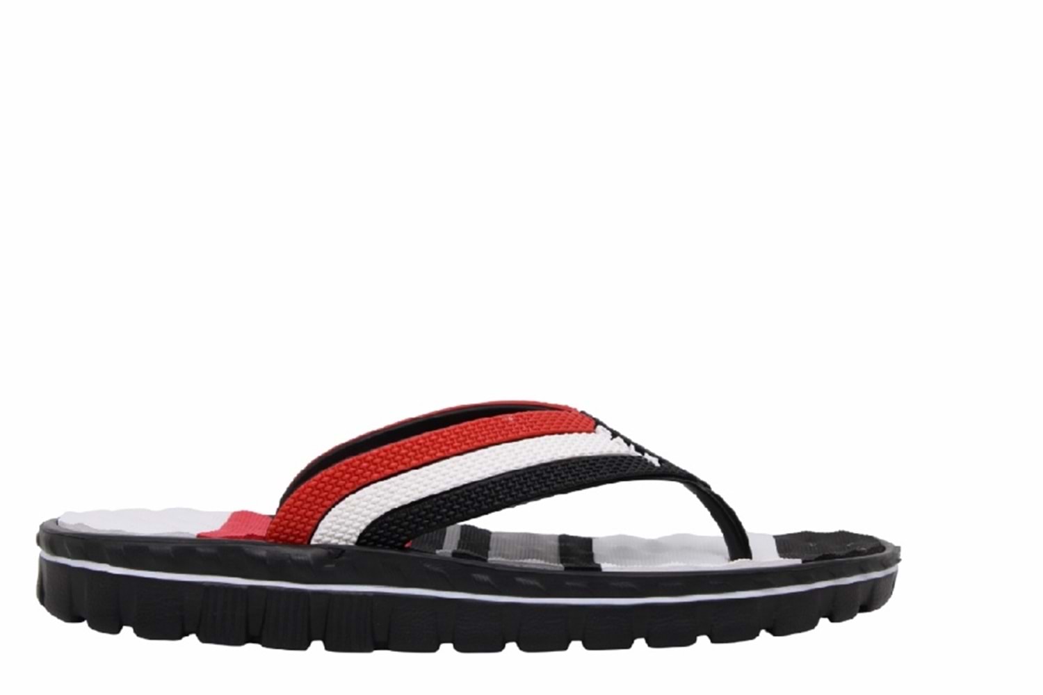 G- CALX MASAJLI EVA TERLİK - G-550 - SİYAH-KIRMIZI