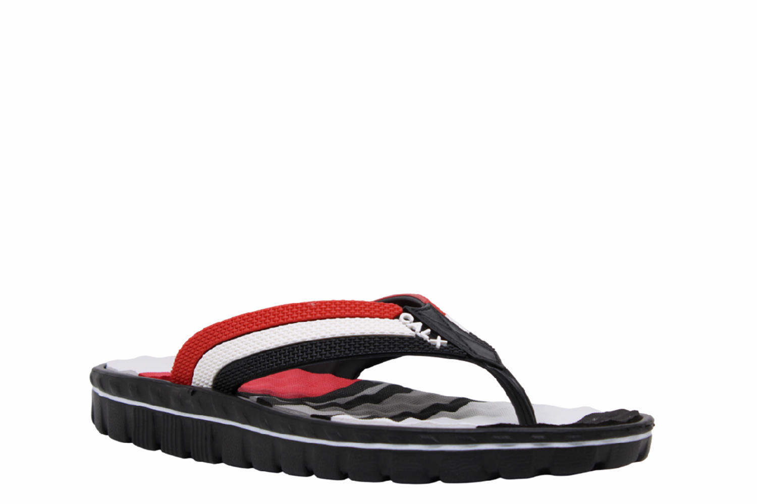 G- CALX MASAJLI EVA TERLİK - G-550 - SİYAH-KIRMIZI