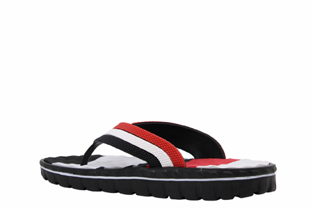 G- CALX MASAJLI EVA TERLİK - G-550 - SİYAH-KIRMIZI