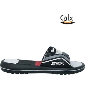 M- CALX MASAJLI EVA TERLİK - M-102 - SİYAH-GRİ