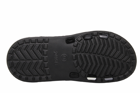 M- CALX MASAJLI EVA TERLİK - M-102 - SİYAH-GRİ