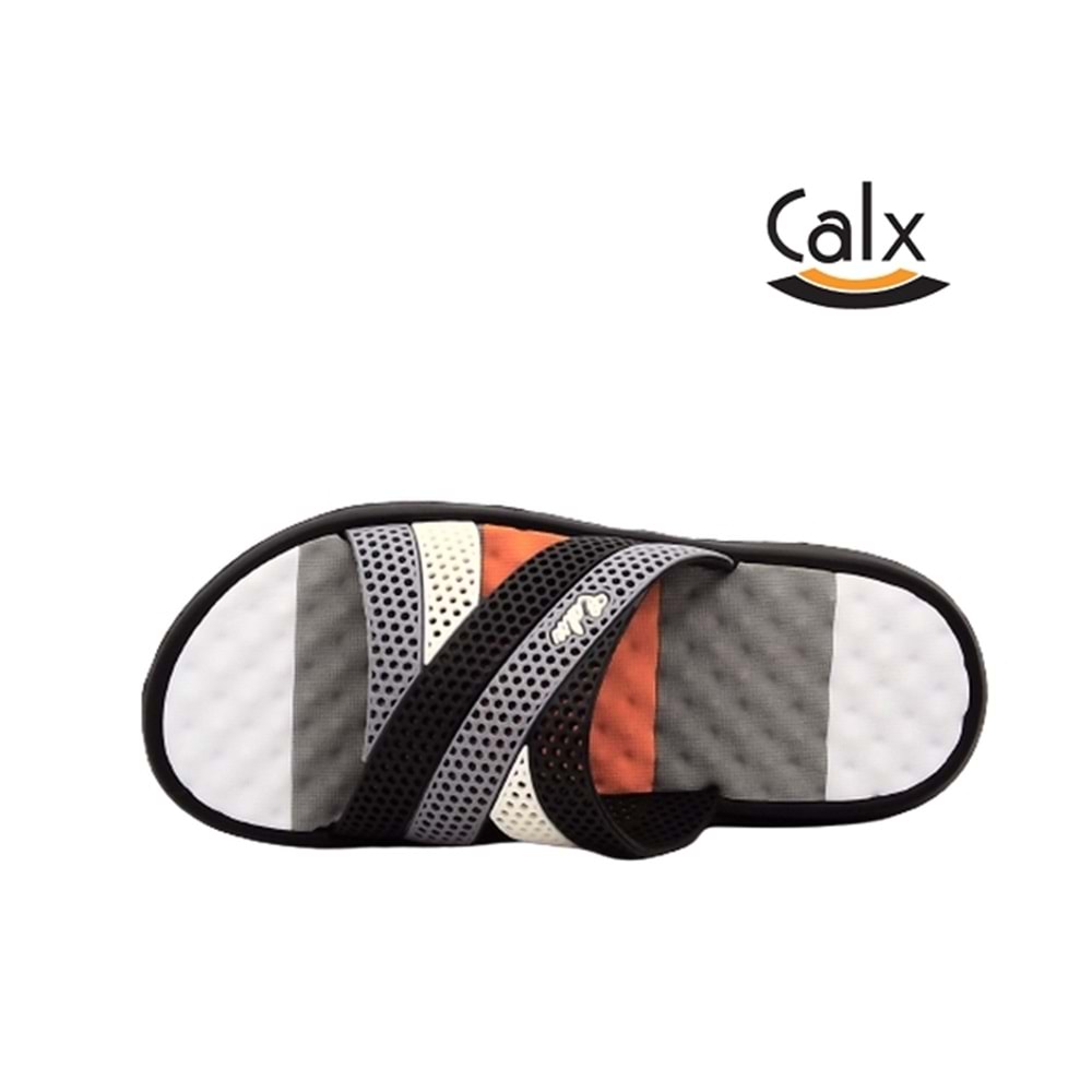 M- CALX MASAJLI EVA TERLİK - M-105 - SİYAH-GRİ