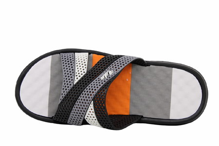 M- CALX MASAJLI EVA TERLİK - M-105 - SİYAH-GRİ