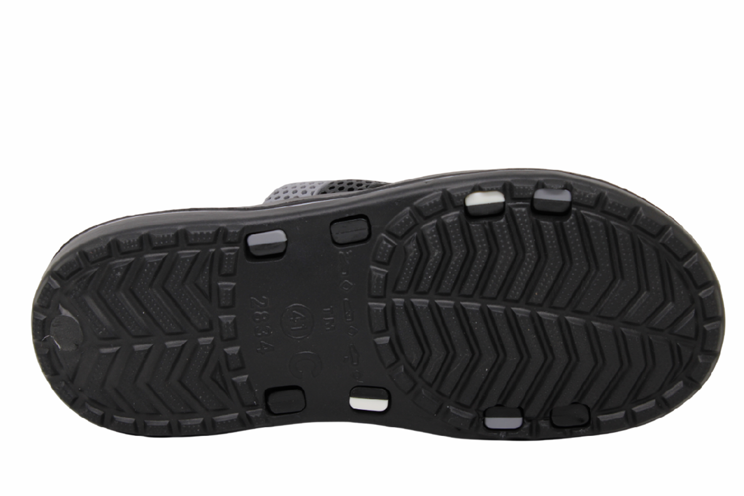 M- CALX MASAJLI EVA TERLİK - M-105 - SİYAH-GRİ