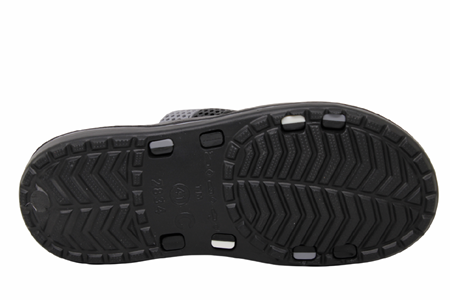 M- CALX MASAJLI EVA TERLİK - M-105 - SİYAH-GRİ