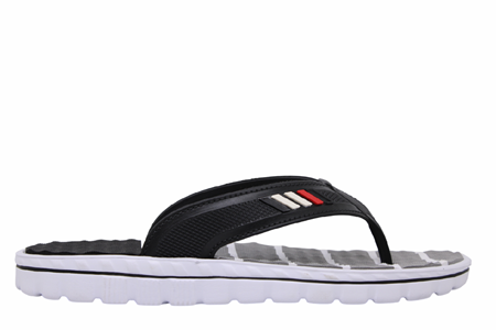 M- CALX MASAJLI EVA TERLİK - M-125 - BEYAZ-SİYAH