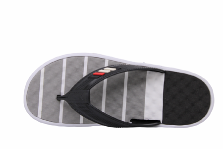 M- CALX MASAJLI EVA TERLİK - M-125 - BEYAZ-SİYAH