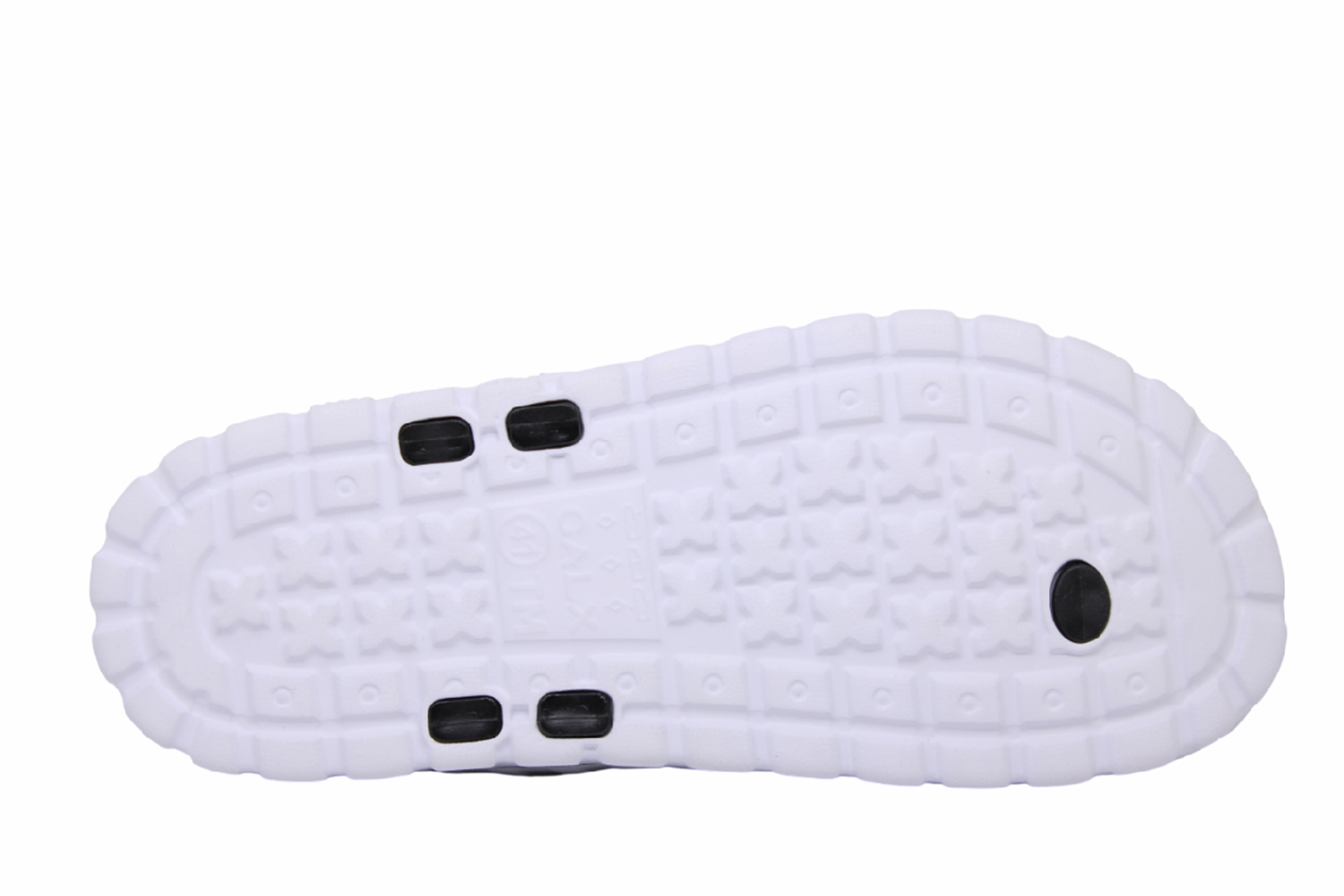 M- CALX MASAJLI EVA TERLİK - M-125 - BEYAZ-SİYAH