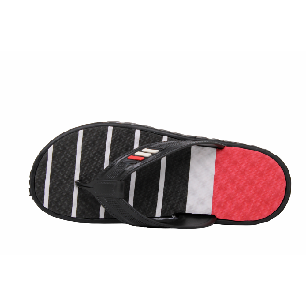 M- CALX MASAJLI EVA TERLİK - M-125 - SİYAH-BEYAZ