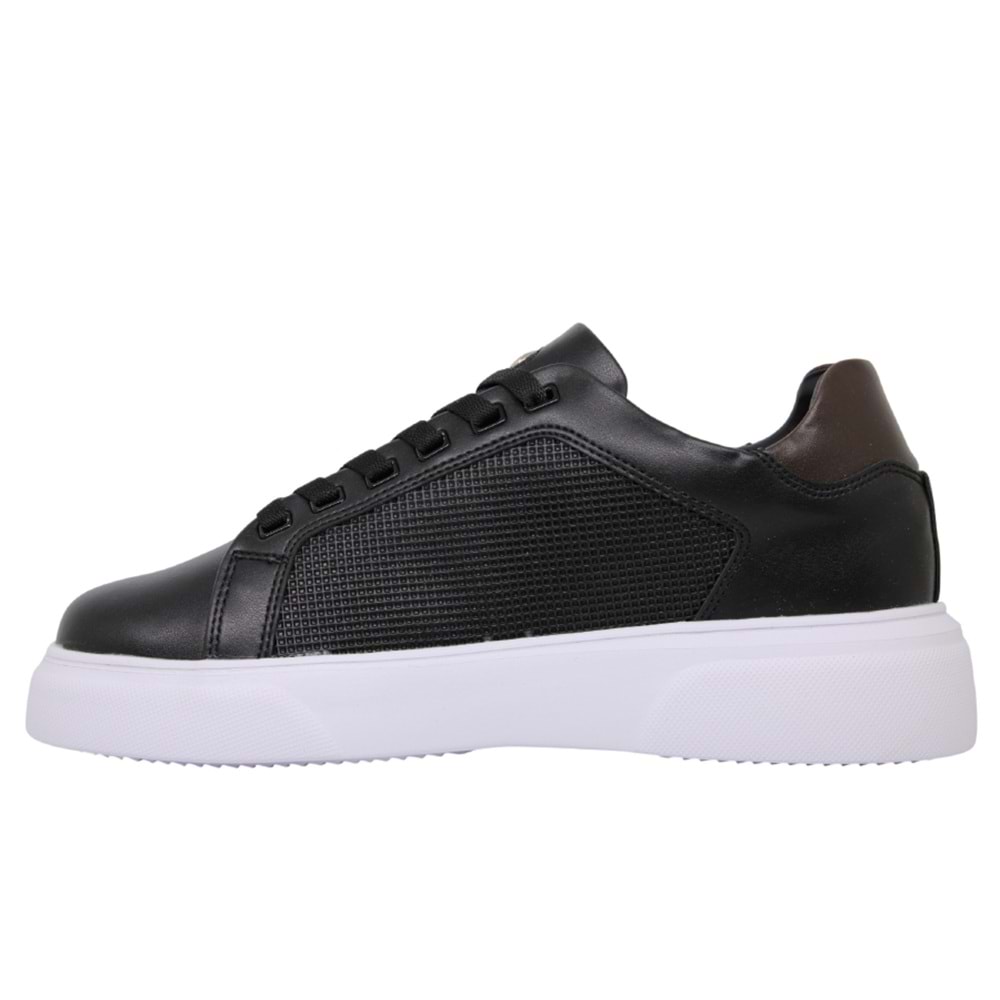 M- CAP SPOR - 2177 - CİLT / SİYAH-KAHVE-BEYAZ