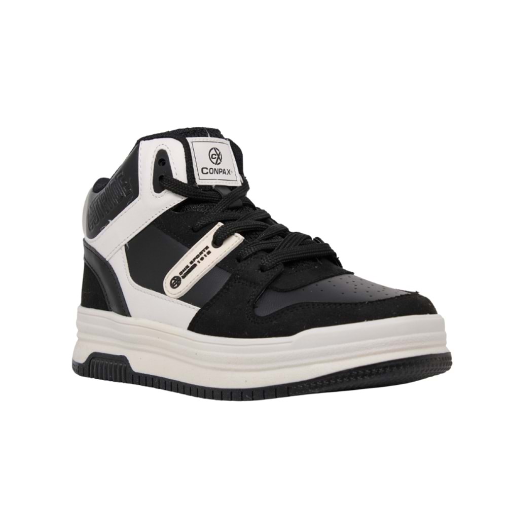 Z- CONPAX SPOR BASKET - 5972 - CİLT / SİYAH-EKRU