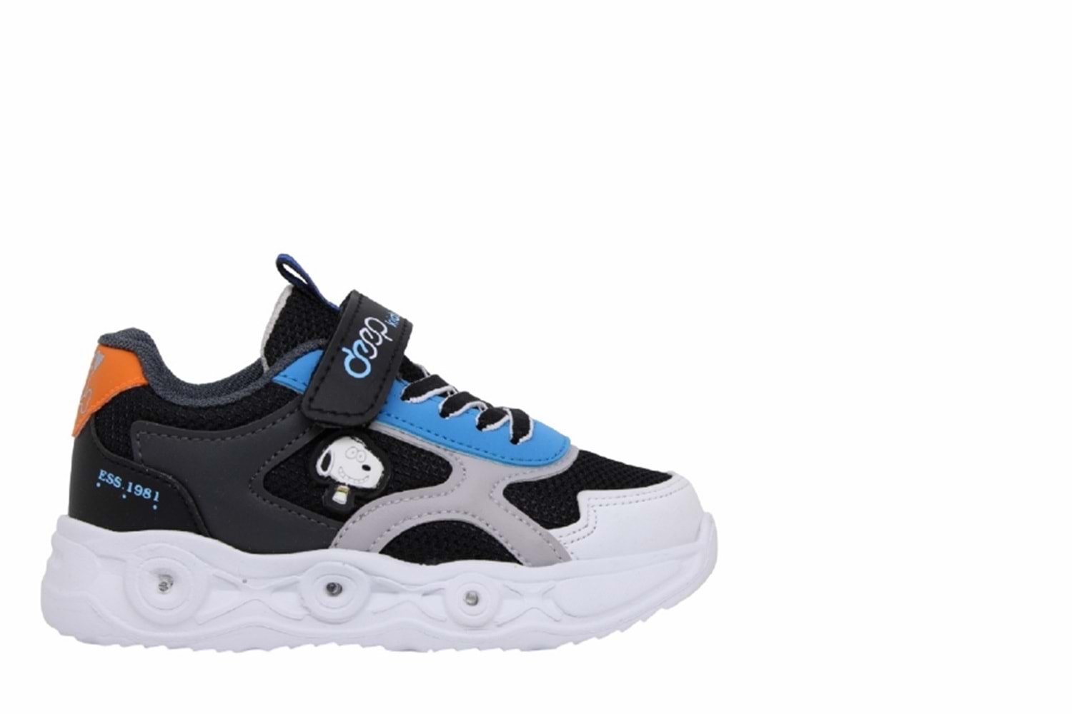 P- DEEP SPOR - IŞIKLI - 1115 - ANORAK / SİYAH-FÜME