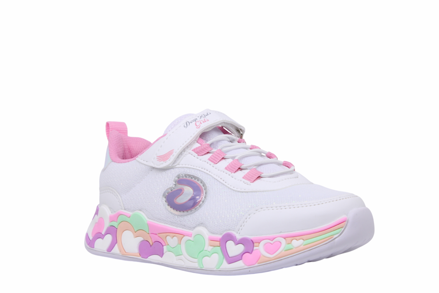 F- DEEP SPOR - 025 - ANORAK / BEYAZ-PEMBE