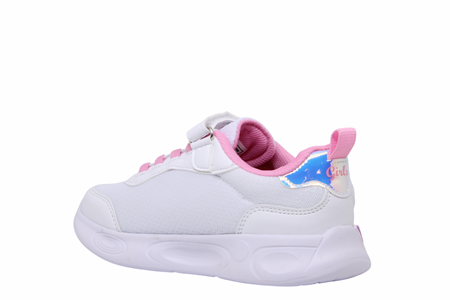 F- DEEP SPOR - 025 - ANORAK / BEYAZ-PEMBE