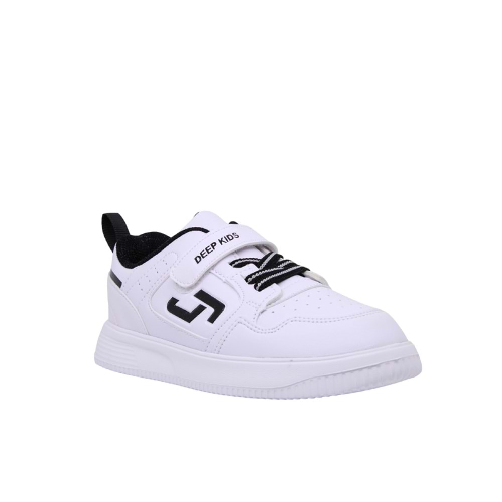 F- DEEP SPOR - 2404 - CİLT / BEYAZ-SİYAH