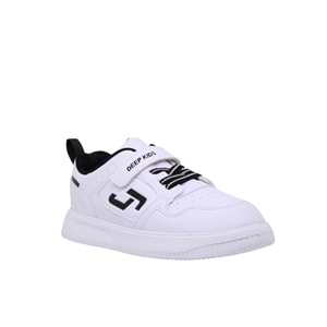 F- DEEP SPOR - 2404 - CİLT / BEYAZ-SİYAH