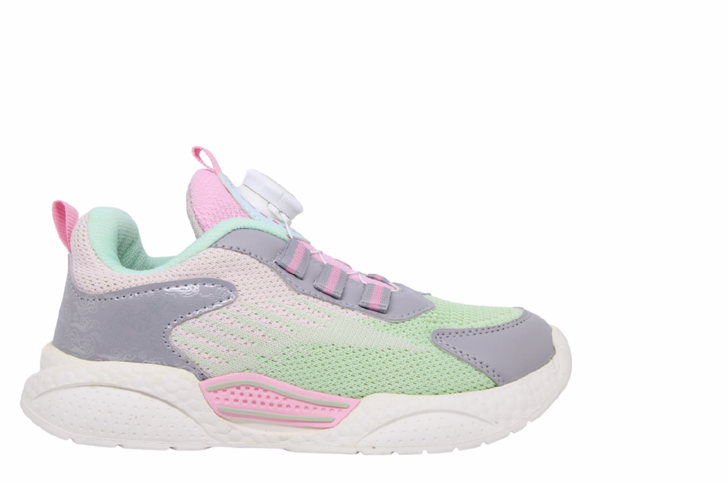 F- DEEP SPOR - 345 - TRİKO / PEMBE-SU-YEŞİLİ