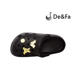 Z-DEFA CROCS TERLİK - AYICIKLI - 304 - SİYAH