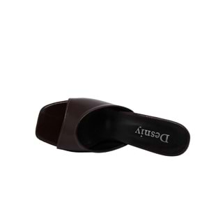 Z- DESNİY TERLİK -ALÇAK KARE - 401 - CİLT-KAHVE