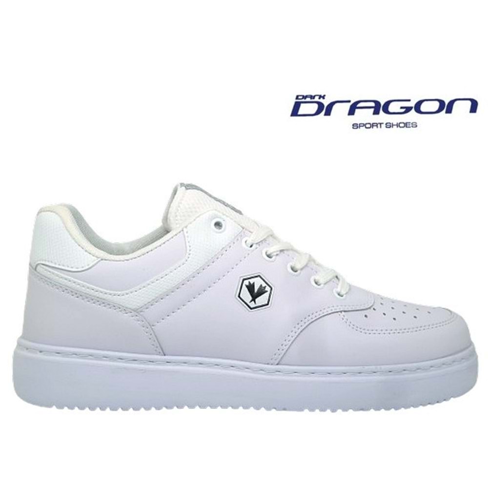 M- DRAGON SPOR - 1160 - CİLT / BEYAZ-SİYAH