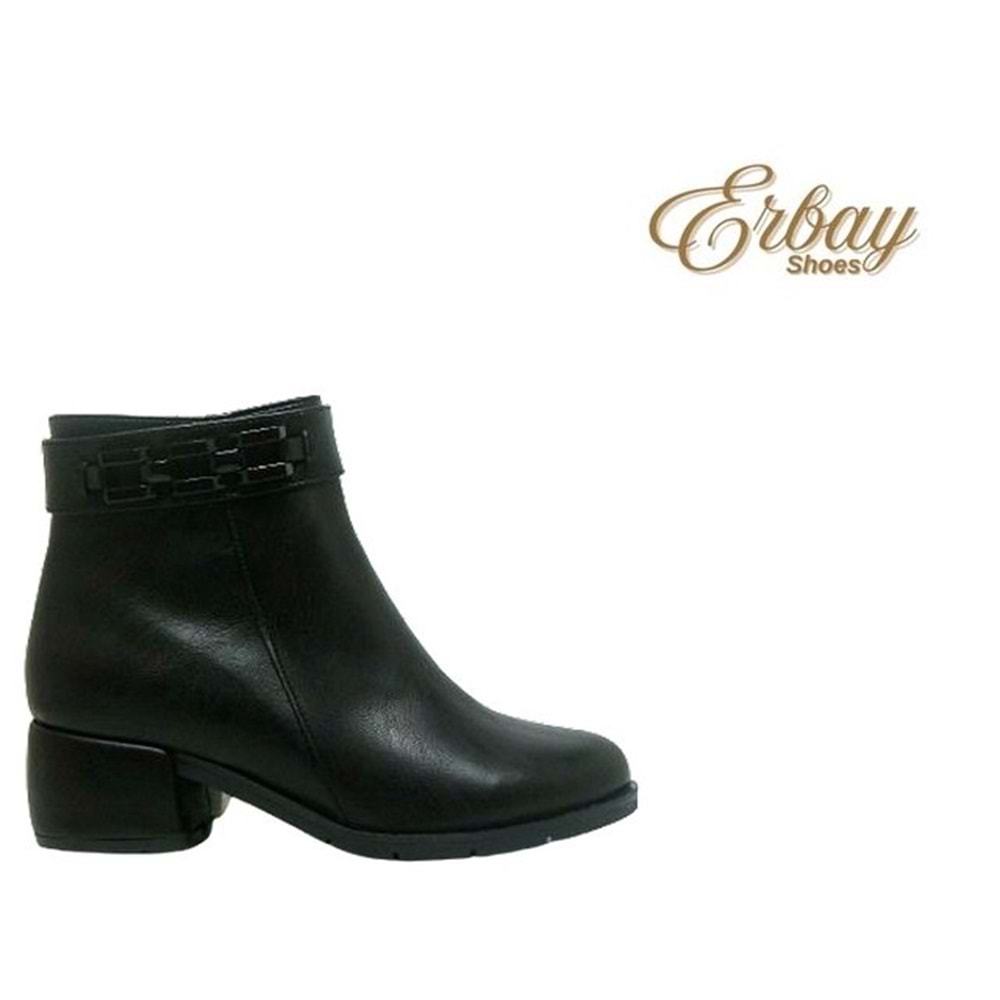 Z- ERBAY BOT KISA - 4006 - SİYAH-CİLT