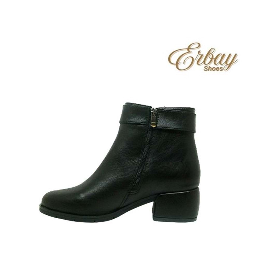 Z- ERBAY BOT KISA - 4006 - SİYAH-CİLT