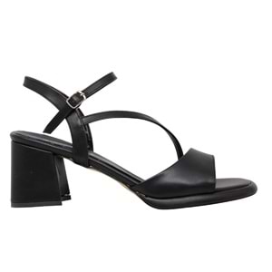 Z- ERBAY SANDALET - PLATFORM - 402 - CİLT-SİYAH - 41-42 NO