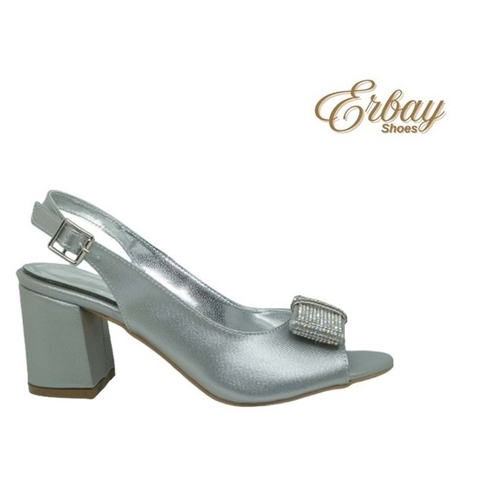 Z- ERBAY SANDALET - AYAKKABI - 08 - GÜMÜŞ