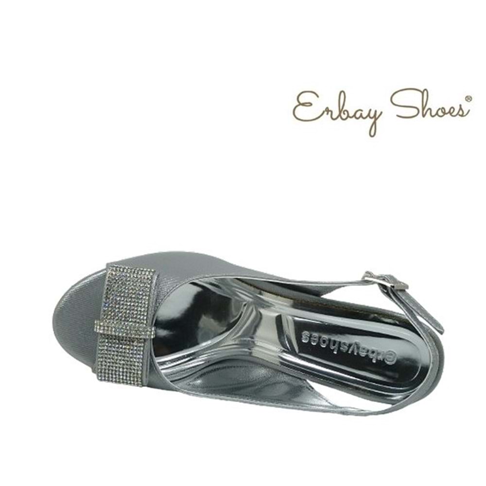 Z- ERBAY SANDALET - AYAKKABI - 08 - GÜMÜŞ