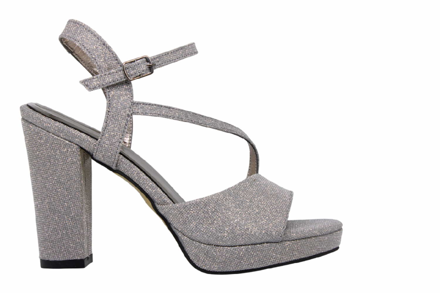 Z- ERBAY SANDALET - PLATFORM - 342 - SİMLİ-PLATİN