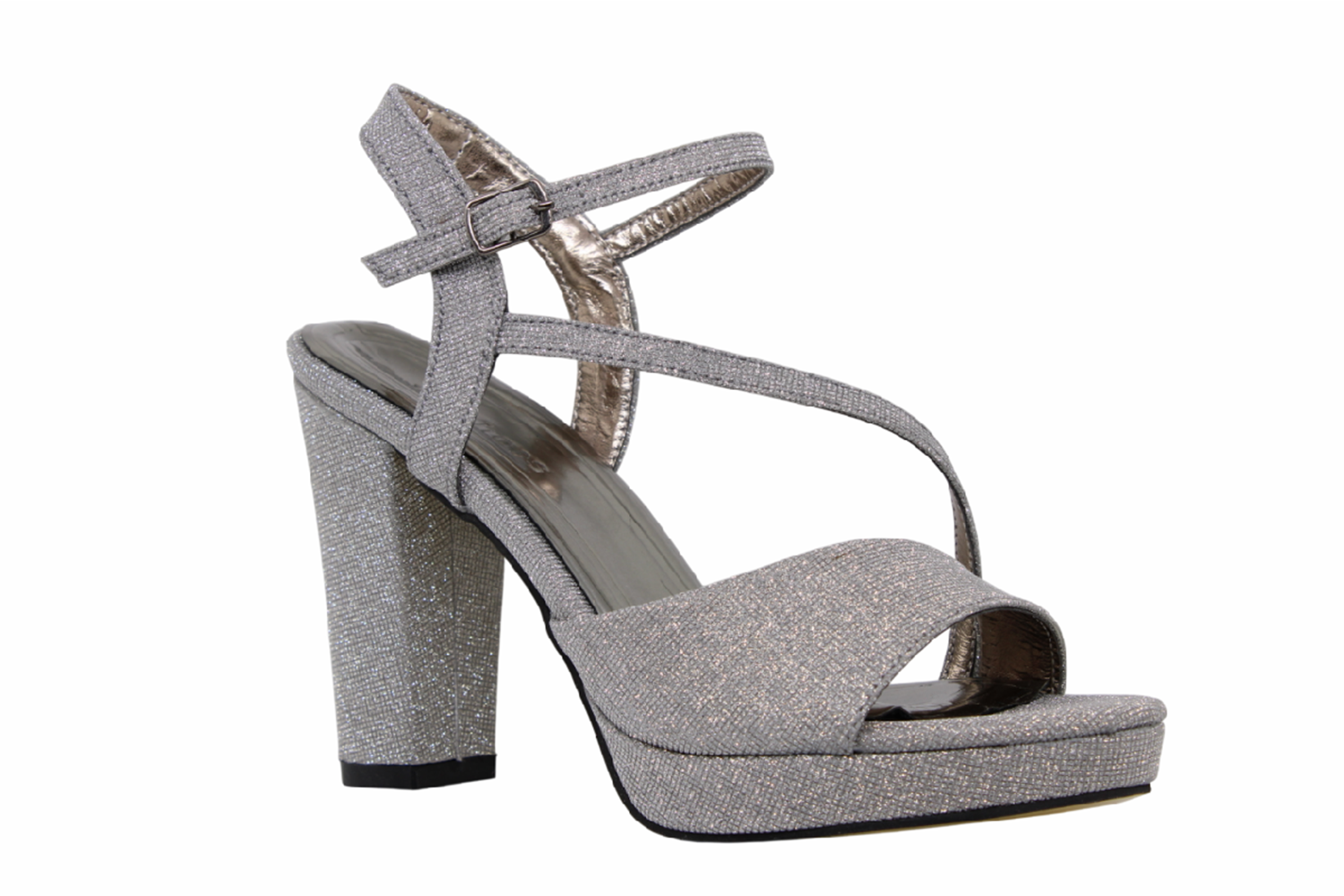 Z- ERBAY SANDALET - PLATFORM - 342 - SİMLİ-PLATİN