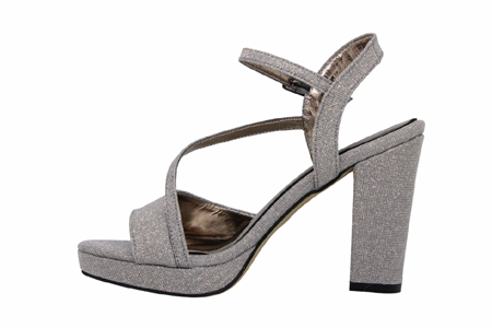 Z- ERBAY SANDALET - PLATFORM - 342 - SİMLİ-PLATİN