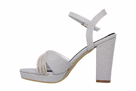 Z- ERBAY SANDALET - PLATFORM - 383 - SİMLİ-GÜMÜŞ