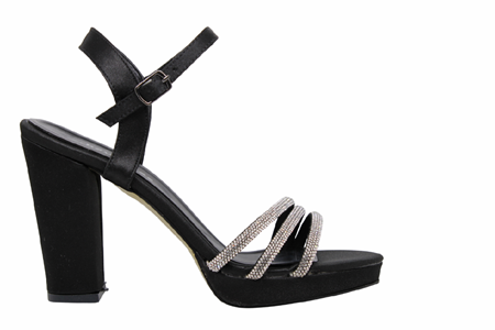 Z- ERBAY SANDALET - PLATFORM - 384 - CİLT-SİYAH