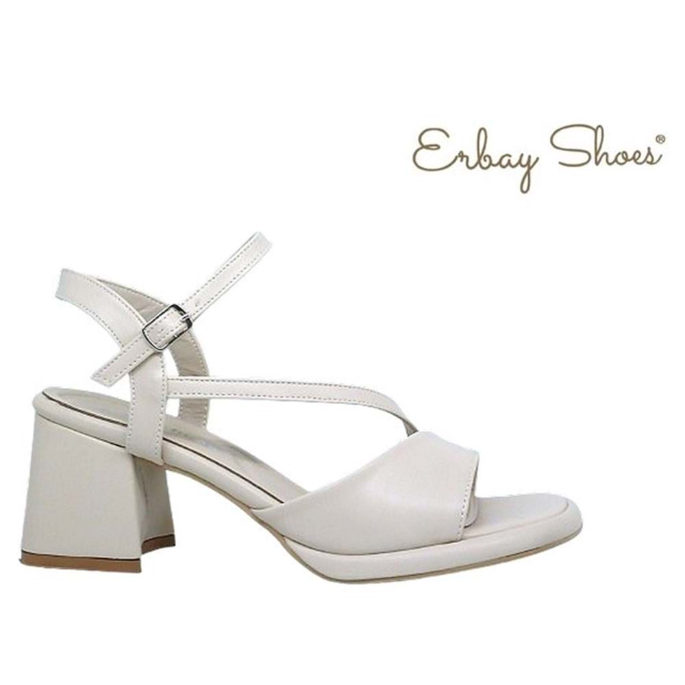 Z- ERBAY SANDALET - PLATFORM - 402 - CİLT-BEJ