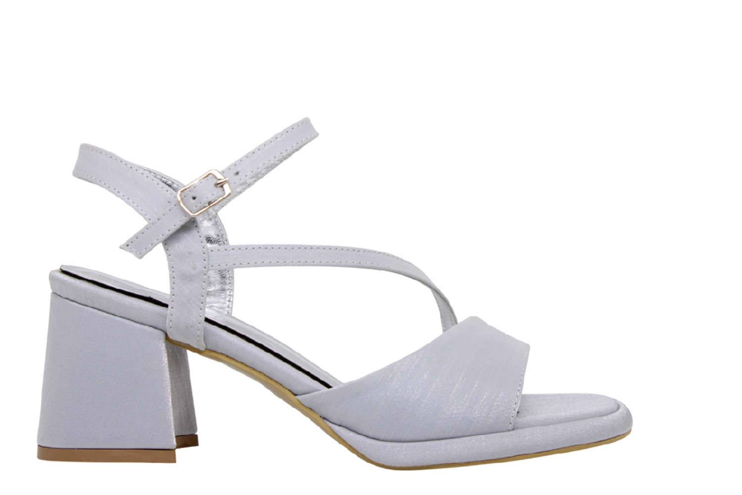 Z- ERBAY SANDALET - PLATFORM - 402 - SATEN-GRİ