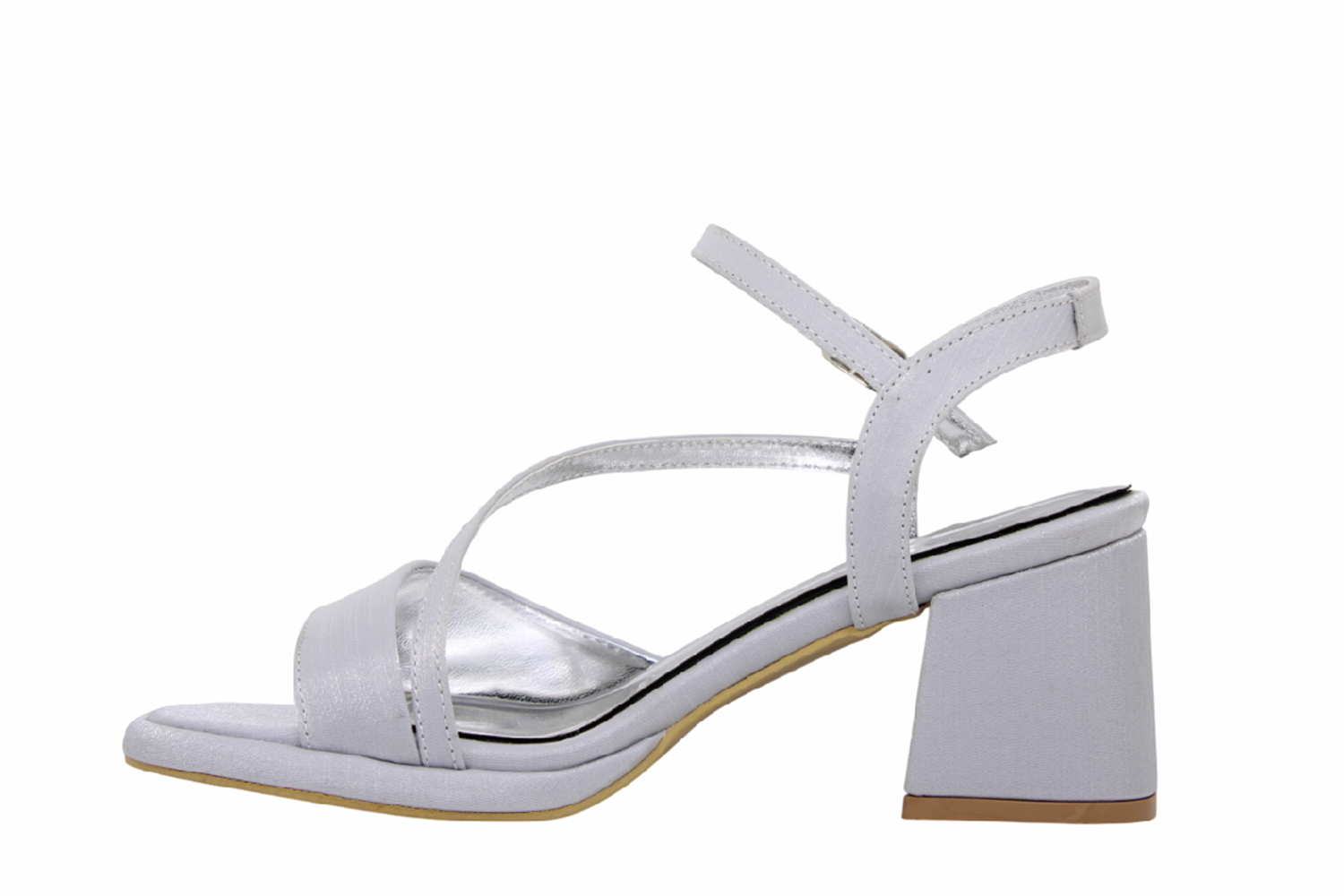 Z- ERBAY SANDALET - PLATFORM - 402 - SATEN-GRİ